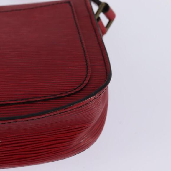 LOUIS VUITTON Epi Saint Cloud PM Shoulder Bag Red M52217 LV Auth 145441